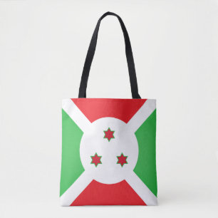 Cool Burundi Flag Fashion Tote Bag