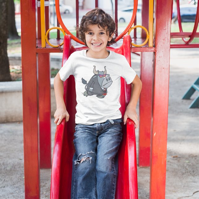 Cool Business Bull in Suit with Sunglasses  T-Shirt (Creator Uploaded)