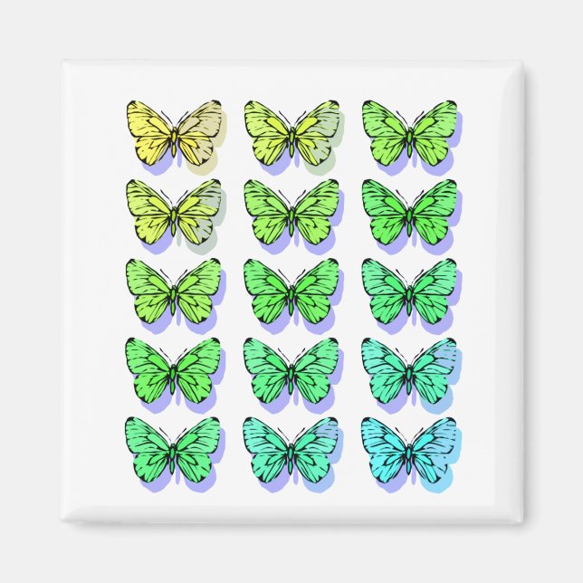 Cool Butterflies Magnet (Front)