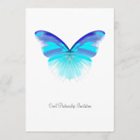 Cool Butterfly - Civil Partnership Invitation