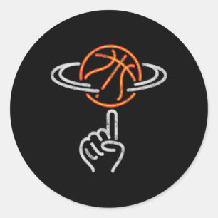 Cool Bysketbyll Player Tricks Bbyll Sports Classic Round Sticker