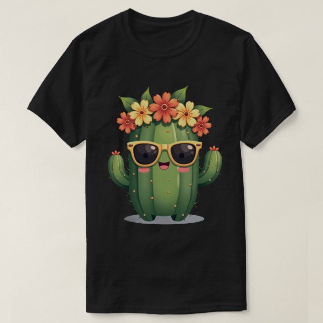 Cool Cactus T-Shirt (Design Front)