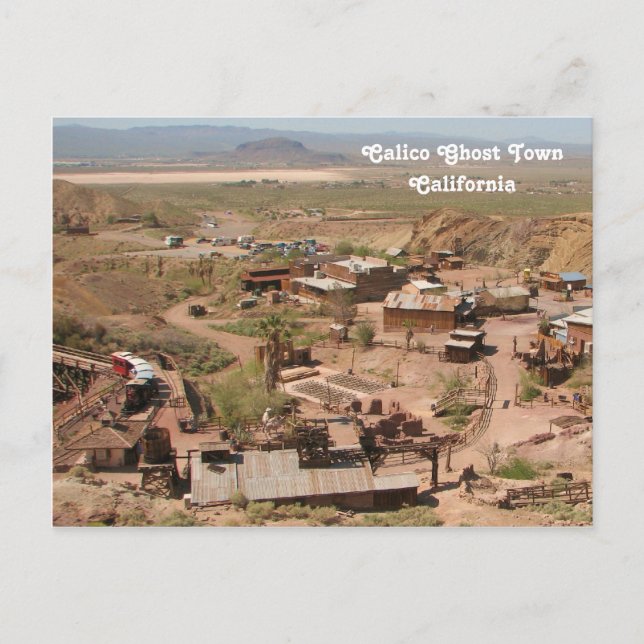Cool Calico Ghost Town Postcard! Postcard (Front)