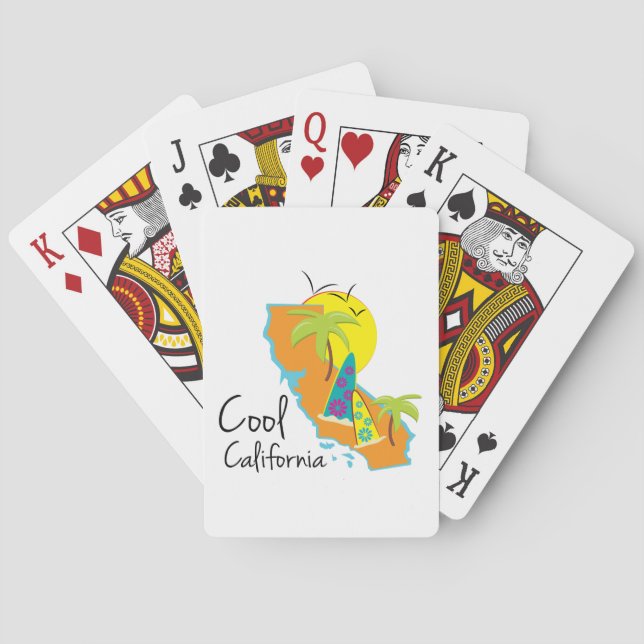 Cool California Playing Cards (Back)