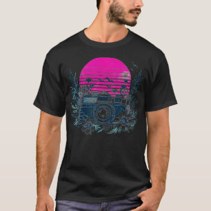 Cool Camera Art For Travel Vacation Camera Lover  T-Shirt