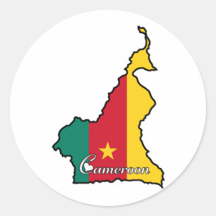 Cool Cameroon Classic Round Sticker