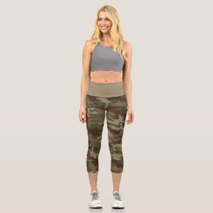 Cool Camouflage Capri Leggings