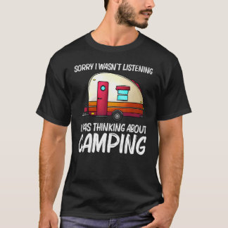 Cool Camping For Men Women Camper Hiking Bonfire C T-Shirt