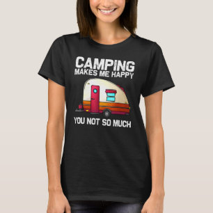 Cool Camping For Men Women Camper Hiking Bonfire C T-Shirt