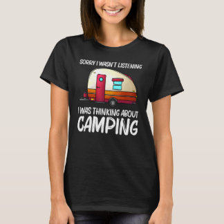 Cool Camping For Men Women Camper Hiking Bonfire C T-Shirt
