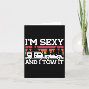 Cool Camping Hiking And Other Stuff Gifts Pull Car Card