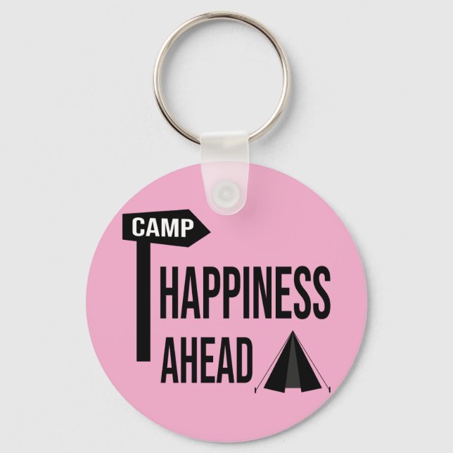 Cool Camping Key Ring (Front)