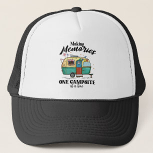 Cool Camping memories word art Trucker Hat