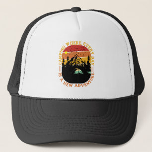 Cool Camping word art  Trucker Hat
