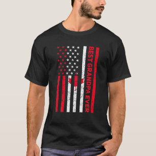 Cool Canada Flag Maple Leaf Design Canada Day Cana T-Shirt