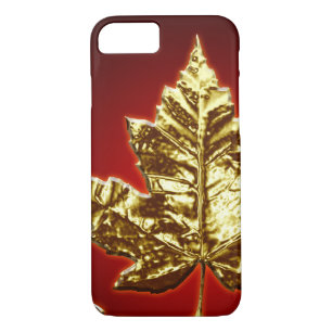 Cool Canada iPhone 7 Case Gold Canada Leaf Gifts