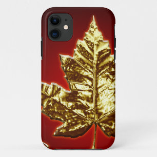 Cool Canada iPhone Case Gold Canada Leaf Cases