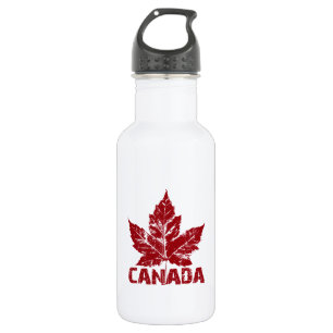 Cool Canada Retro Maple Leaf Souvenir 532 Ml Water Bottle