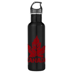 Cool Canada Retro Maple Leaf Souvenir 710 Ml Water Bottle