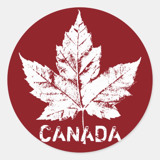 Cool Canada Stickers Maple Leaf Souvenir Stickers (Front)