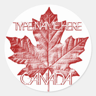 Cool Canada Stickers Personalised Canada Sticker