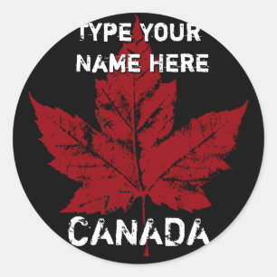 Cool Canada Stickers Personalised Canada Sticker
