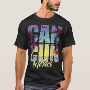 Cool Cancun Art Men Women Meico Vacation Souvenir T-Shirt