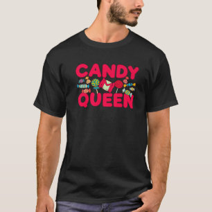 Cool Candy Queen For Women Girls Lollipop Candy Ba T-Shirt