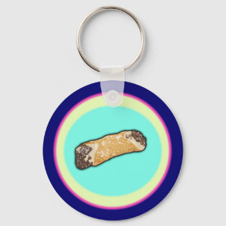 Cool Cannoli Art Key Ring