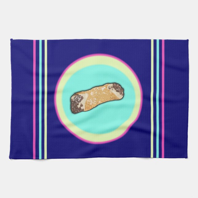 Cool Cannoli Art Tea Towel (Horizontal)