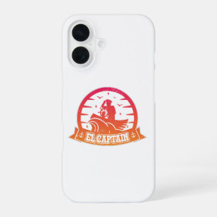 Cool Captain Anchor Boat And Sailing Retro iPhone 16 Case