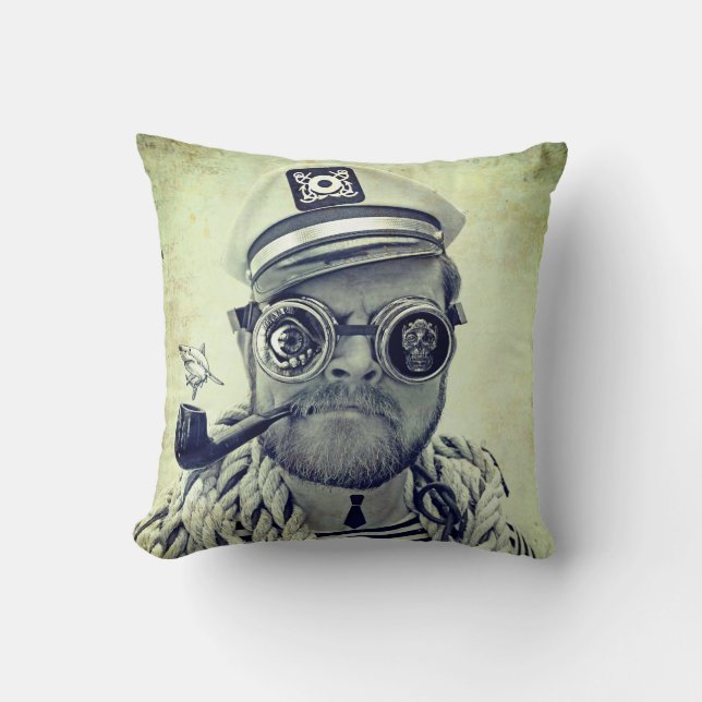 Cool Captain Pillow! Cushion (Front)