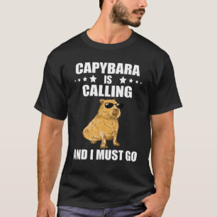 Cool Capybara  Capybara Rodent Animal Capybara Cal T-Shirt
