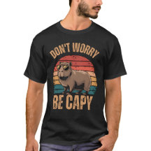 Cool Capybara Don’t Worry Be Capy Funny Sunglasses