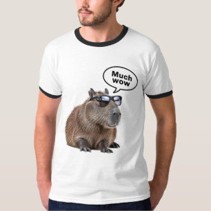 Cool Capybara Photo Sunglasses-Wearing Capybara T-Shirt