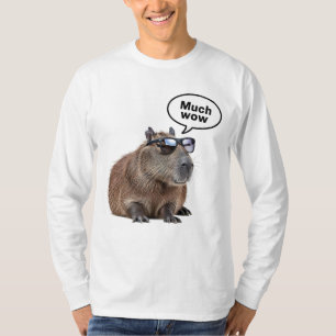  Cool Capybara Photo Sunglasses-Wearing Capybara  T-Shirt