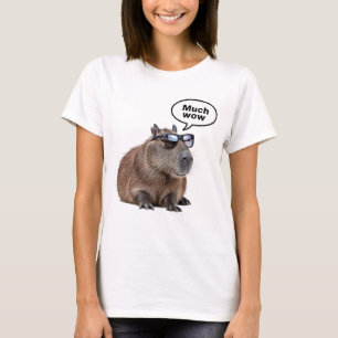  Cool Capybara Photo Sunglasses-Wearing Capybara  T-Shirt