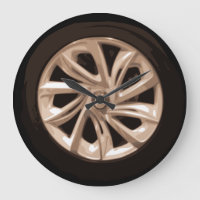 Cool Car Wheel hubcap clock