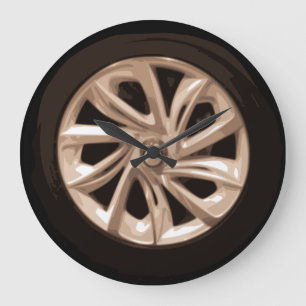 Cool Car Wheel hubcap clock