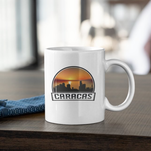 Cool Caracas Venezuela Skyline Vintage Travel Coffee Mug (Cool Caracas Venezuela Skyline Vintage Travel Coffee Mug)