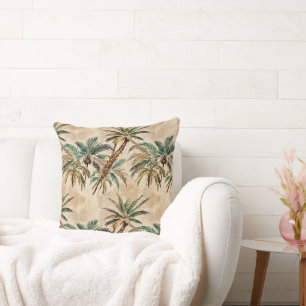 Cool Carefree Jazzy Palm Tree Cushion
