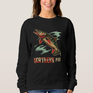 Cool Carnivore Northern Pike Fish Costume Sweatshirt