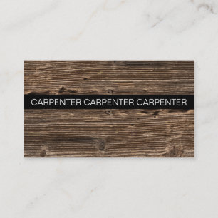 Cool Carpenter Business Cards