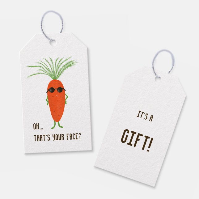 Cool Carrot Collection White Gift Tags (Creator Uploaded)