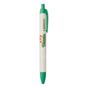 Cool Carrot Squad Black Ink Pen