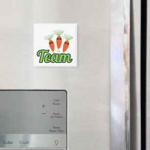 Cool Carrot Squad Magnet