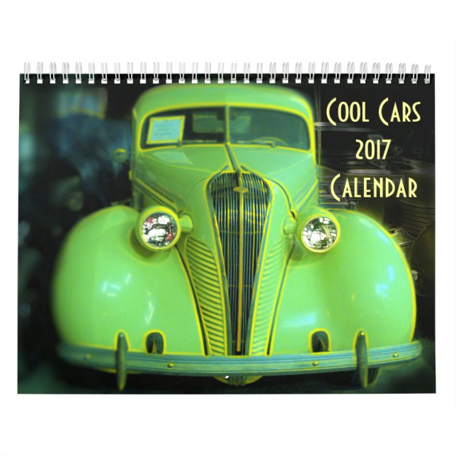 Cool Cars 2017 Calendar (Cover)
