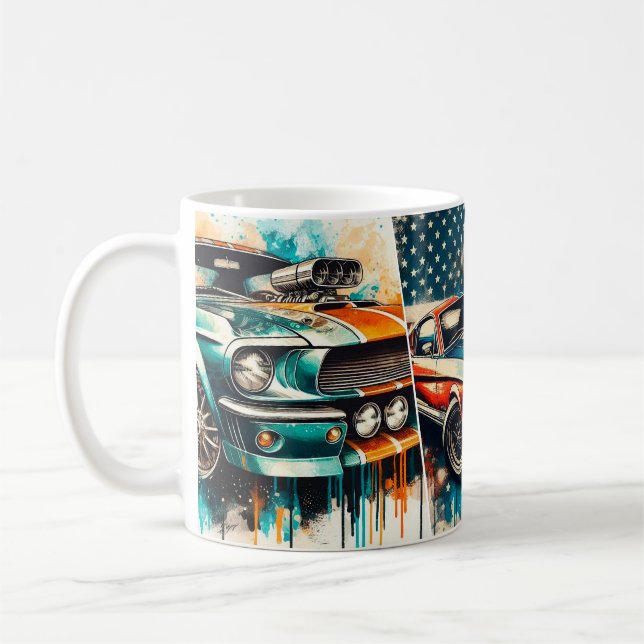 Cool cars coffee mug (Left)