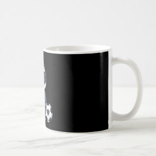 Cool Cartoon Penguin Soccer Player Coffee Mug