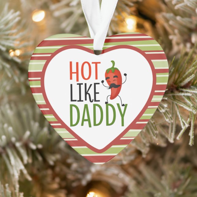 Cool Cartoon Pepper hot like daddy Ornament (Tree)